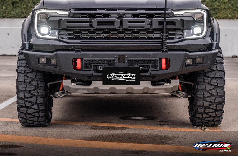 Option 4WD V1 Bull Bar fitted to a Next Gen Ford Ranger Raptor (2022-Current)