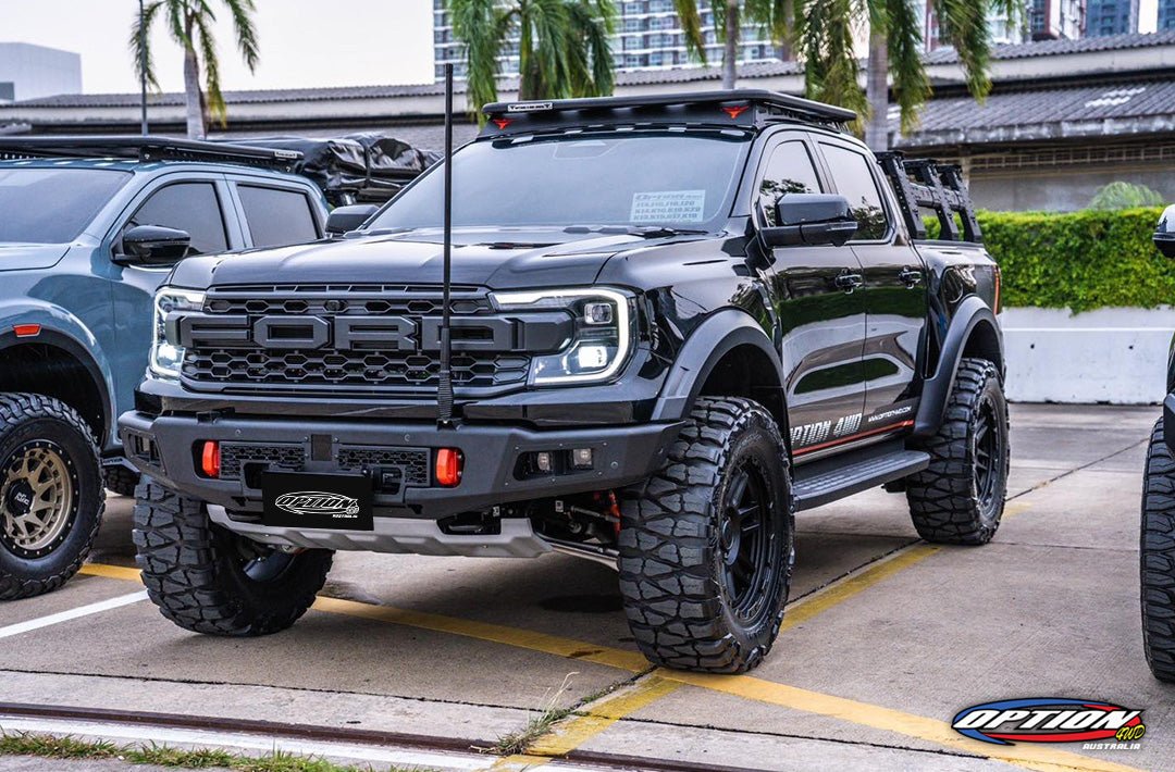 V1 Bull Bar on the Next Gen Ford Ranger Raptor, side view