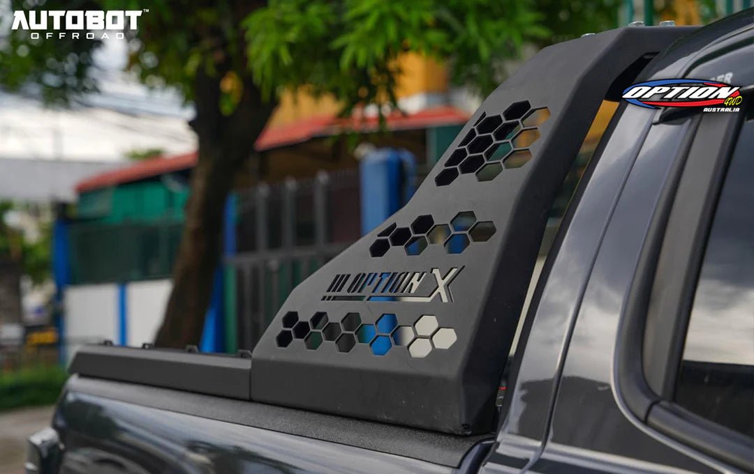 Option X Sports Bar on the Ford Ranger PX1/PX2/PX3, mounting detail
