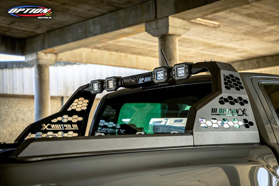 Option X Sports Bar on the Ford Ranger PX1/PX2/PX3, close-up detail