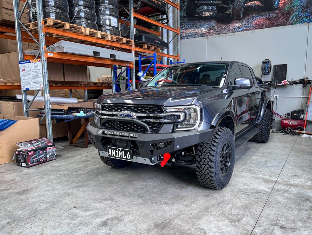 Predator Bull Bar on the Next Gen Ford Ranger & Everest, side view