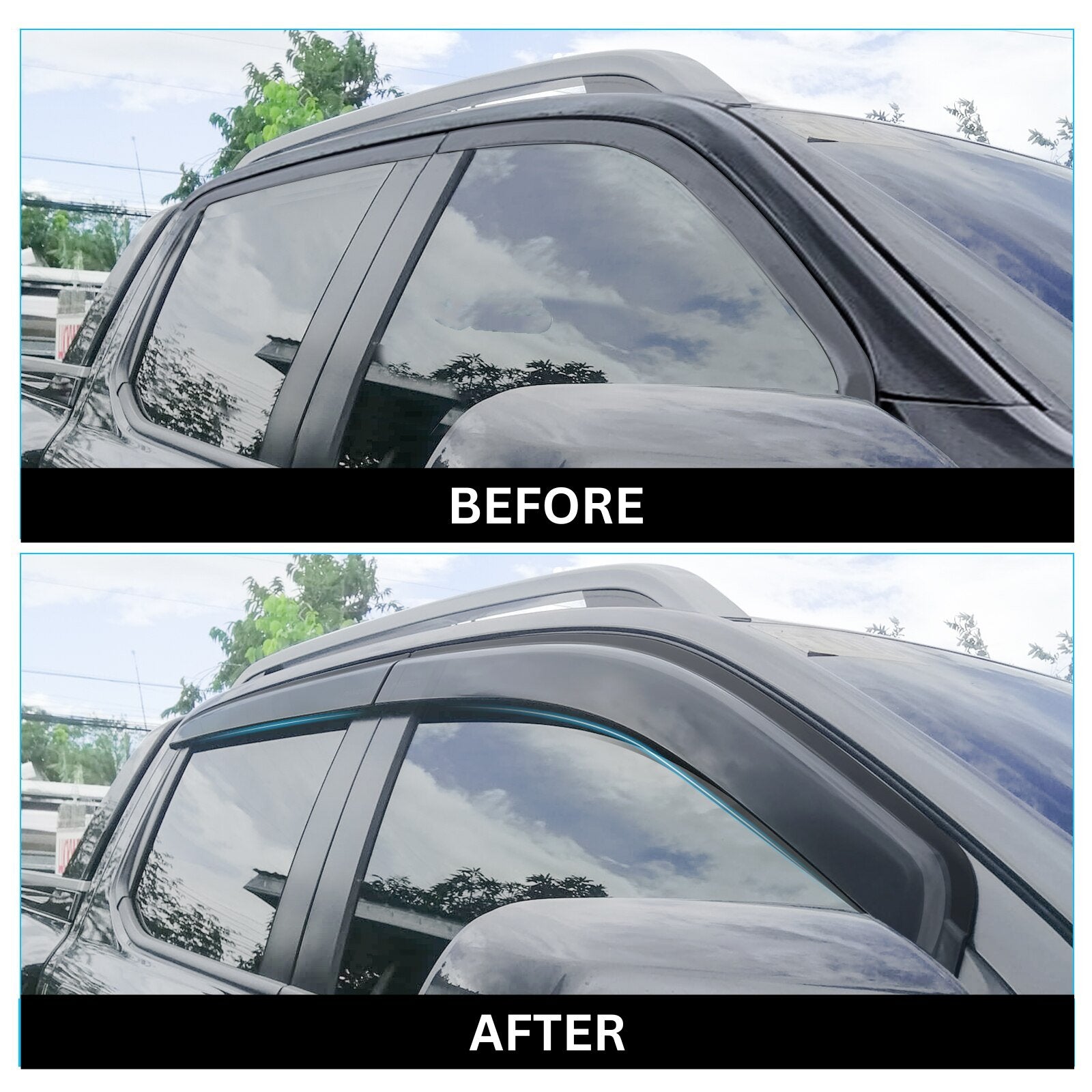Premium Ford Ranger Weathershields (Next Gen Ranger / Ranger Raptor)