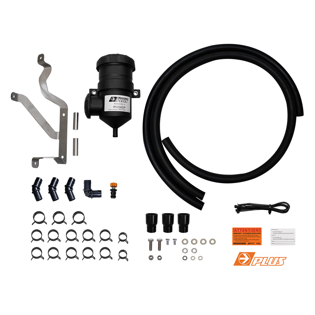 4cyl Catch Can Kit on the Next Gen Ford Ranger & Everest, side view