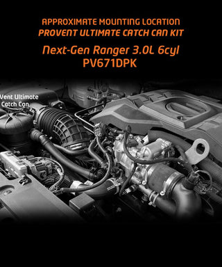 Next Gen Ranger Catch Can Kit (suits Next Gen Everest, Amarok NF) – NXG