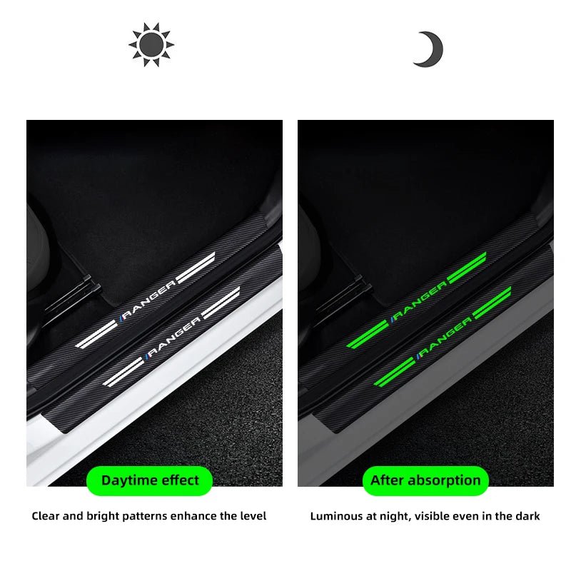 Protective Door Strips on the Next Gen Ford Ranger & Raptor, close-up detail