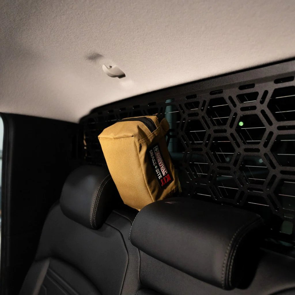 Rear Molle Window Panel on the Next Gen Ford Ranger & Raptor, mounting detail