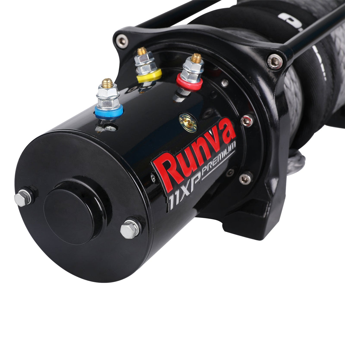 11XP Premium 12V Winch on the Ford Ranger, Raptor & Everest, close-up detail