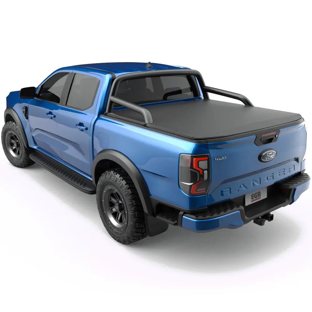 Soft Tonneau Cover on the Next Gen Ford Ranger & Raptor, top view