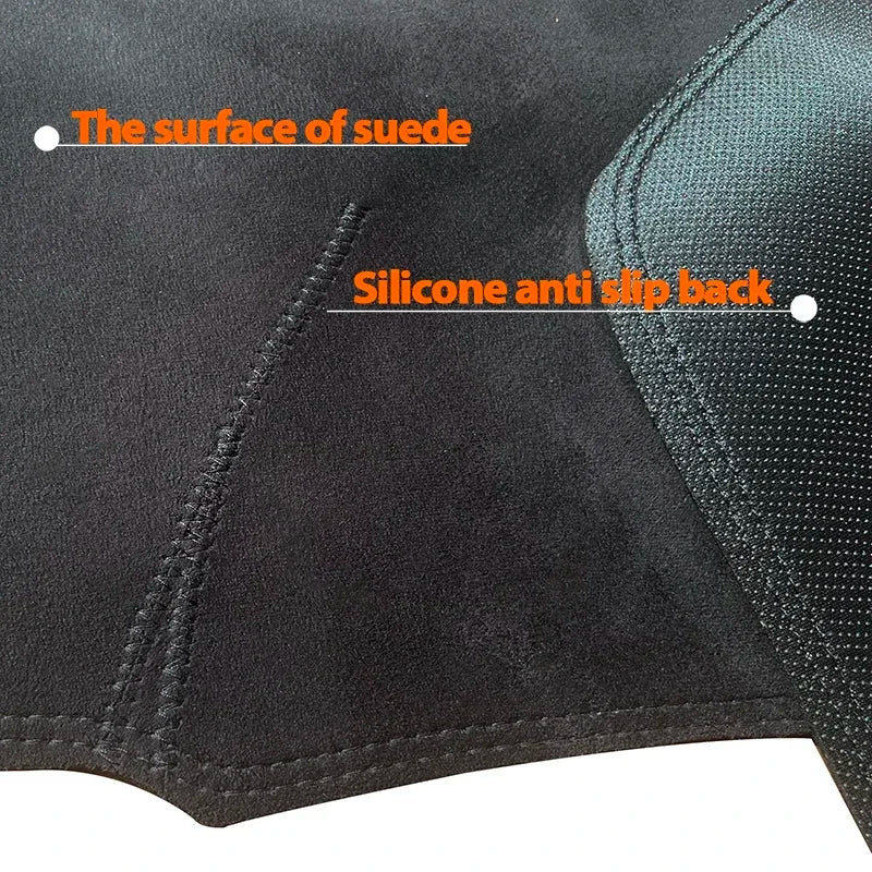 Suede Dashboard Cover on the Next Gen Ford Ranger & Everest, front angle