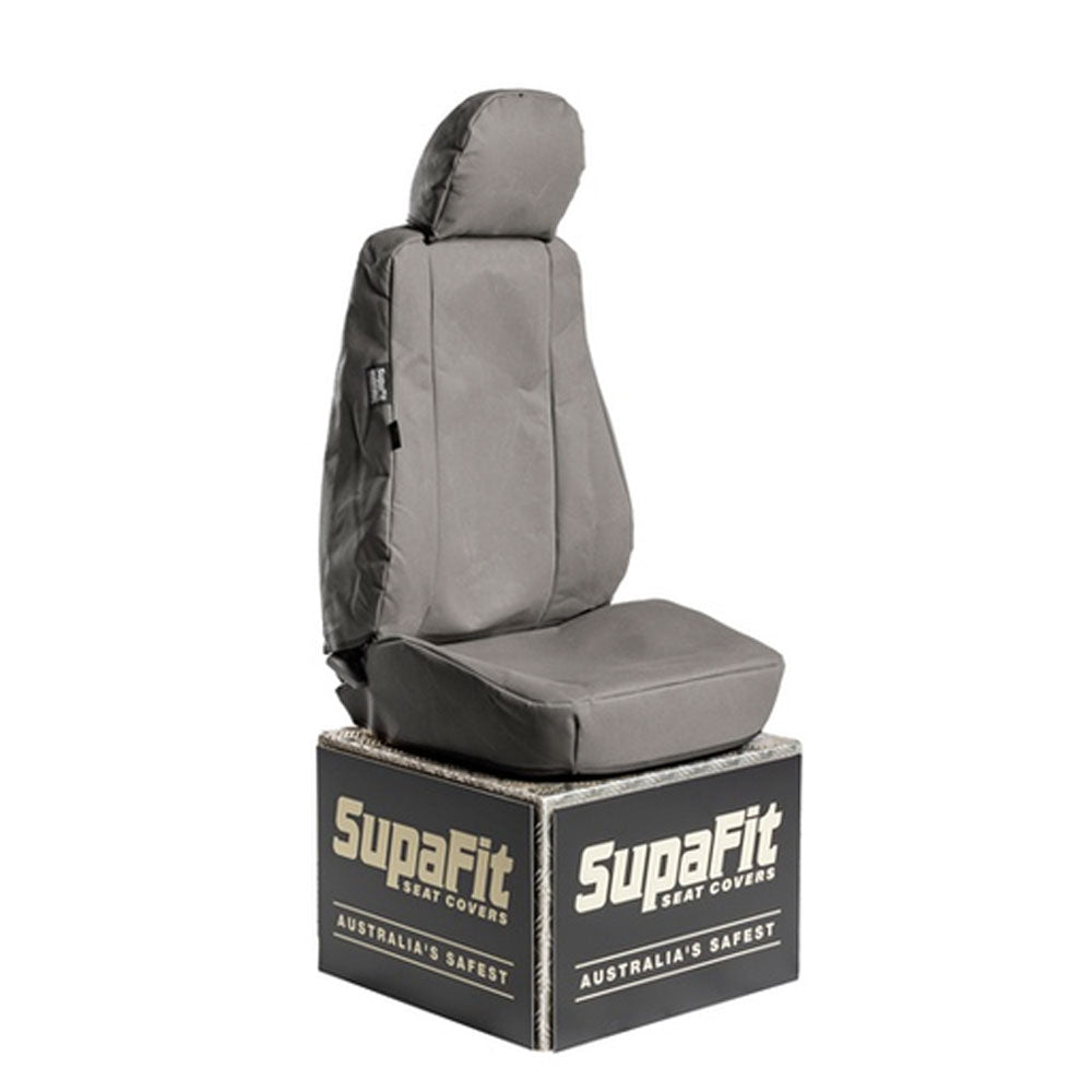 Supafit seat cover in grey canvas