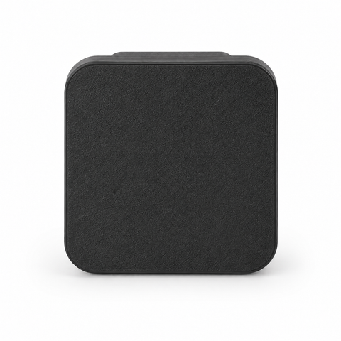 Textured matte black face of the Ford Ranger 50mm tow receiver cover