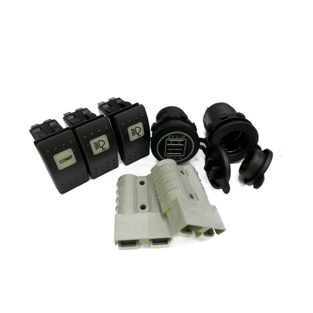 Pirate Tub Switch Panel Accessory Pack fitted to a Next Gen Ford Ranger (2022-Current)