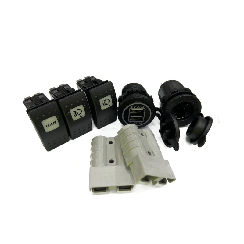 Pirate Tub Switch Panel Accessory Pack fitted to a Next Gen Ford Ranger (2022-Current)