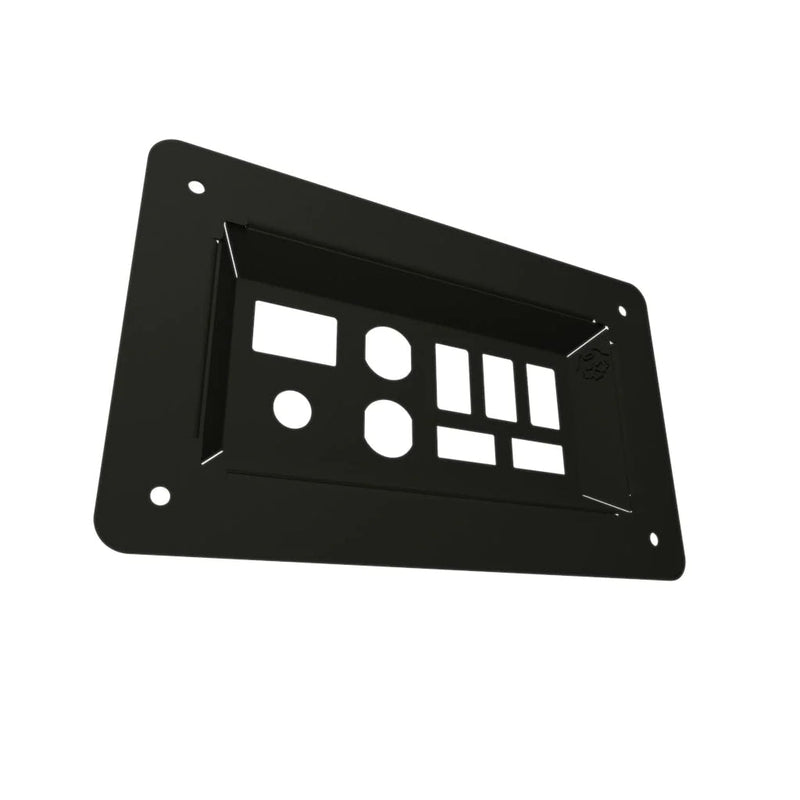 Pirate Camp Co Tub Switch Panel fitted to a Next Gen Ford Ranger Wildtrak (2022-Current)