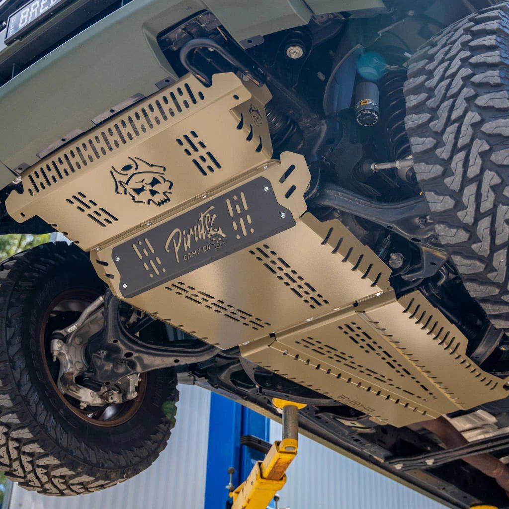 Underbody Protection on the Next Gen Ford Ranger Raptor, fitted on the vehicle