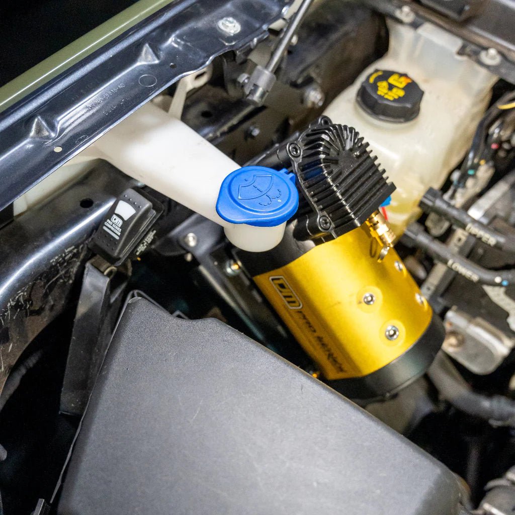 Under Bonnet Compressor Mount on the Next Gen Ford Ranger & Everest, finish detail