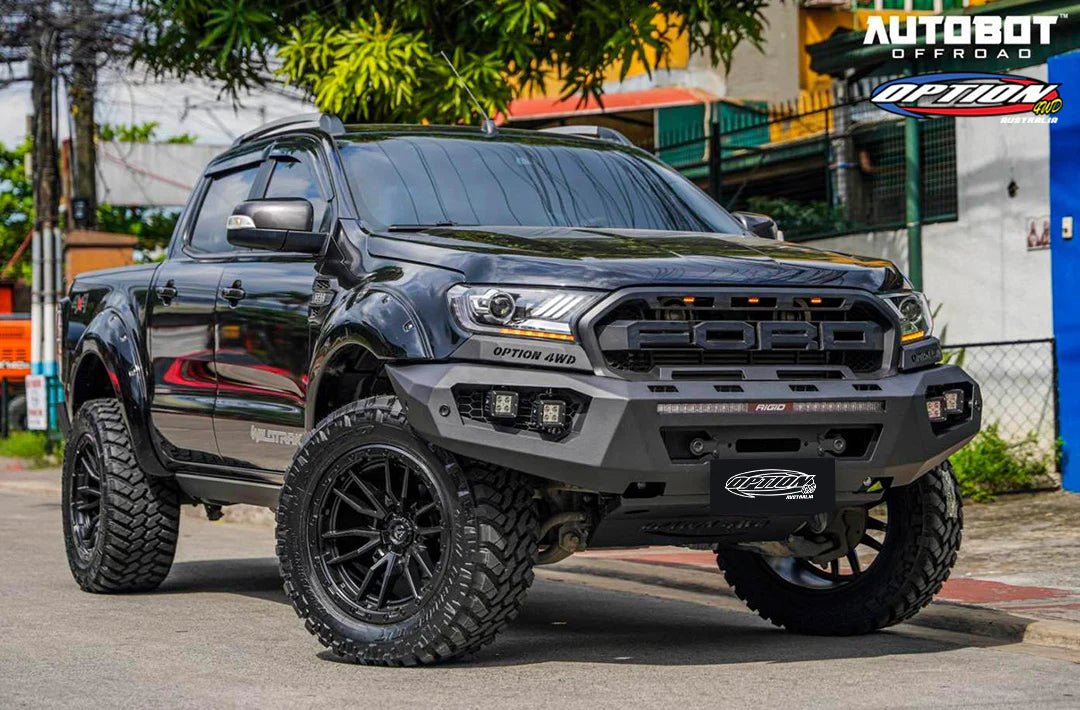 Option 4WD V3 Bull Bar fitted to a Ford Ranger PX2/PX3 (2015-2022)