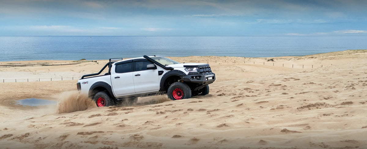 V3 Bull Bar on the Ford Ranger PX2/PX3, close-up detail