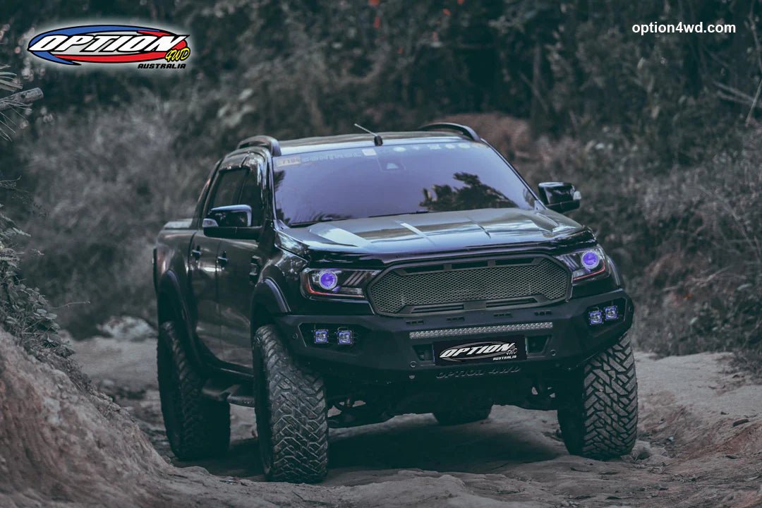 V3 Bull Bar on the Ford Ranger Raptor Gen 1, finish detail