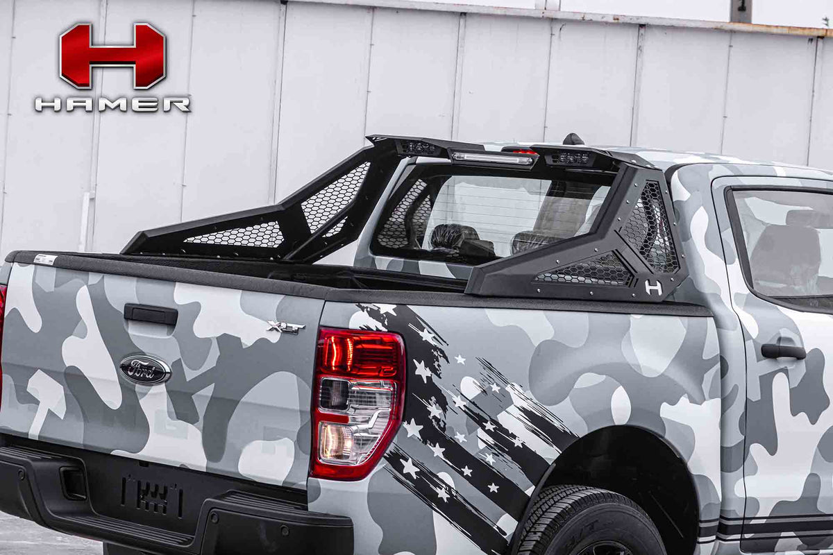 Victor Series Sports Bar on the Ford Ranger PX2/PX3, mounting detail