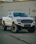 VIKOR Diablo no loop bull bar fitted to a Ford Ranger PX3