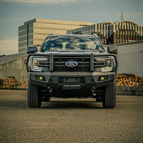 Front view of the VIKOR Fleet commercial bull bar
