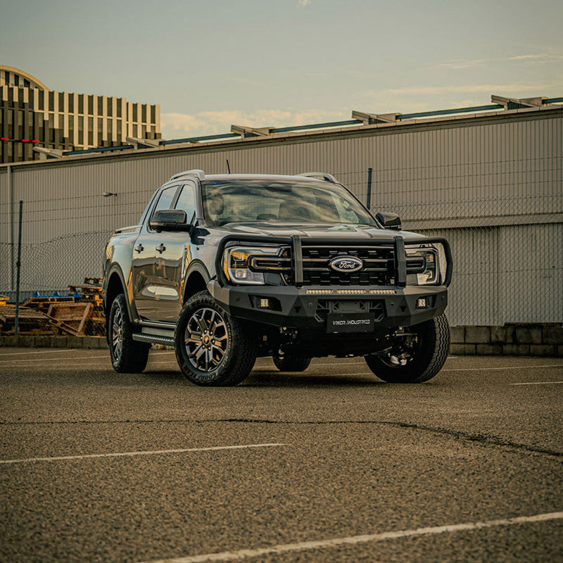 VIKOR Fleet commercial bull bar fitted to a Next Gen Ford Ranger