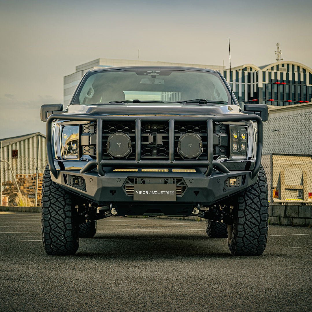 Diablo Bull Bar (Full Guard) on the Ford F-150, close-up detail
