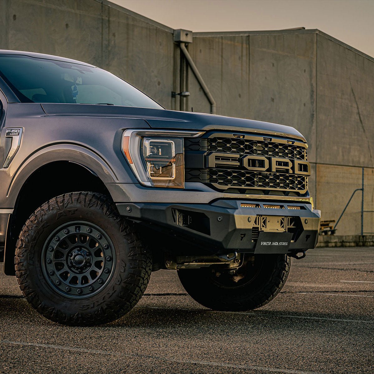 Diablo Bull Bar (No Loop) on the Ford F-150, close-up detail
