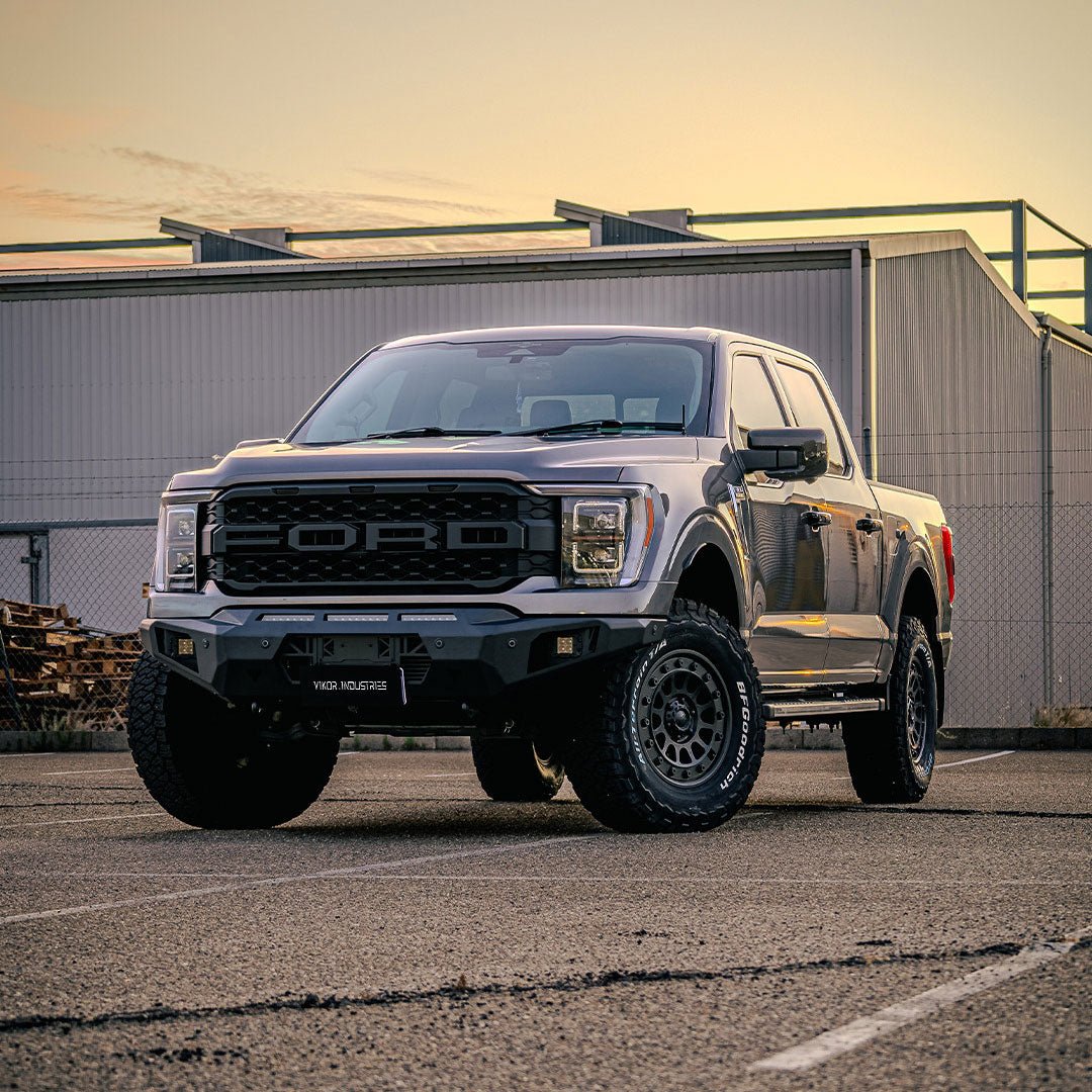 Diablo Bull Bar (No Loop) on the Ford F-150, mounting detail