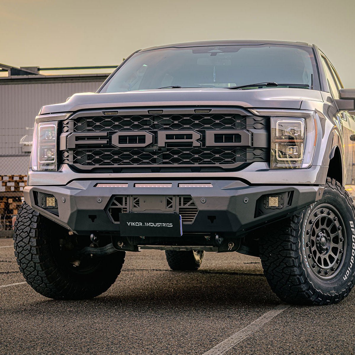VIKOR Diablo no loop bull bar on a Ford F-150 (2021-2024)