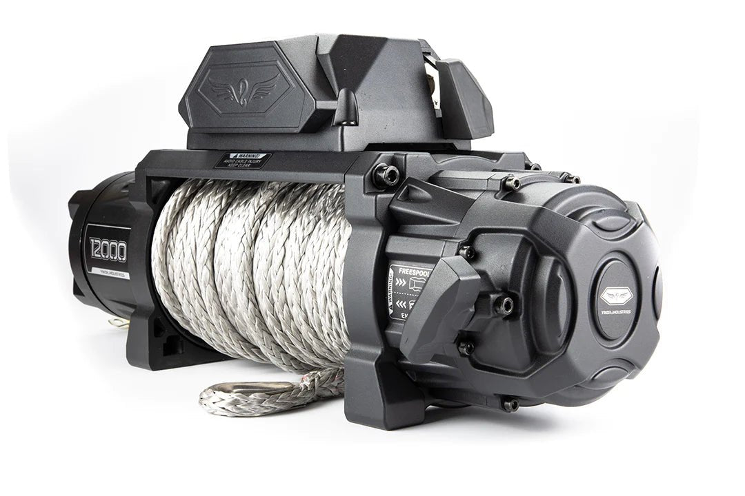 Rescue VI 12V Winch on the Ford Ranger, Raptor & Everest, side view