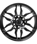 VK01 Forged Wheel Black Front View