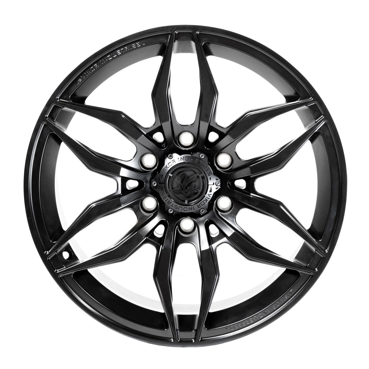 VK01 Forged Wheel Black Front View