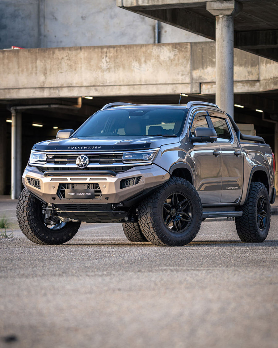 Volkswagen Amarok NF PanAmericana with VIKOR Diablo pre-runner bull bar