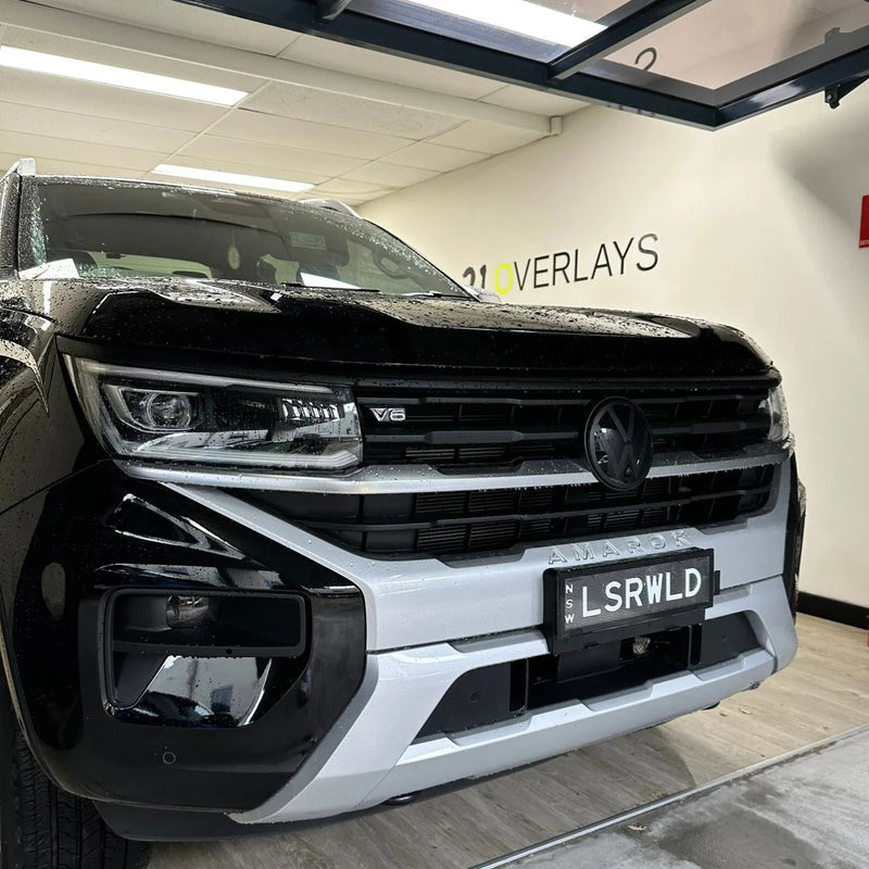 21overlays Front Badge Overlay fitted to a Volkswagen Amarok NF (2023-Current)