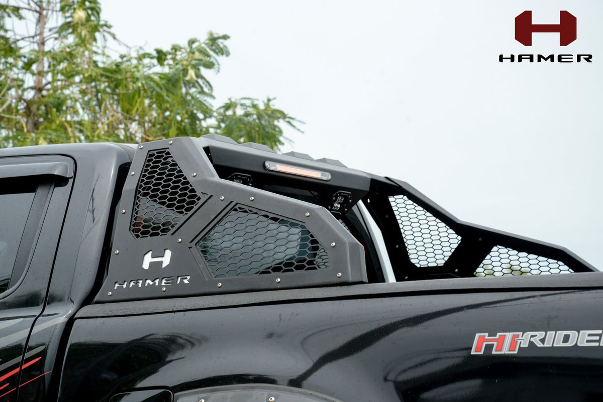 Warrior Series Sports Bar on the Ford Ranger PX2/PX3, side view